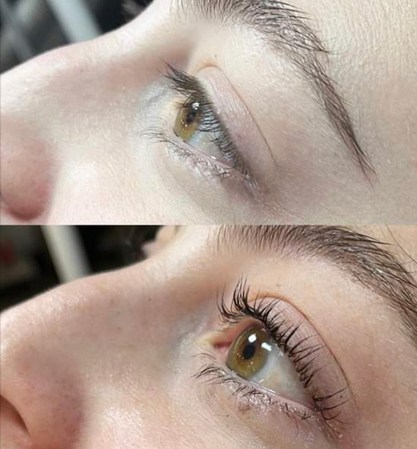 Lash lift beauty Salon Essential Pairsside view