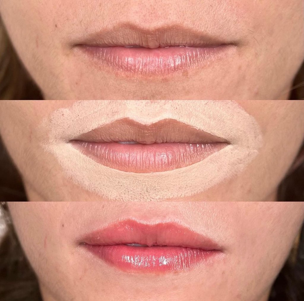 Lip Blushing permanent makeup